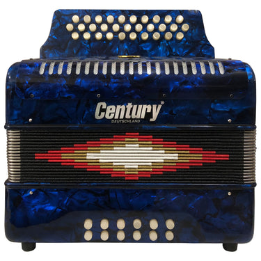 Acordeon Century C3012a Botones Sol Azul
